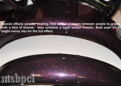 Bike Parts Special Effect Powder Coat 1