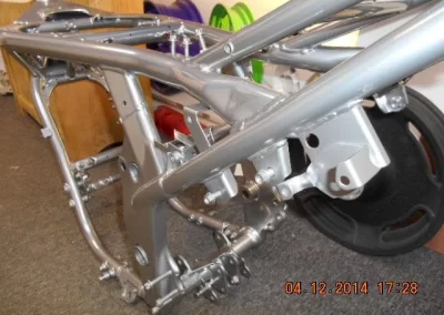 Motorcycleframe Silver 4