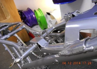 Motorcycleframe Silver 5