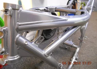 Motorcycleframe Silver 8