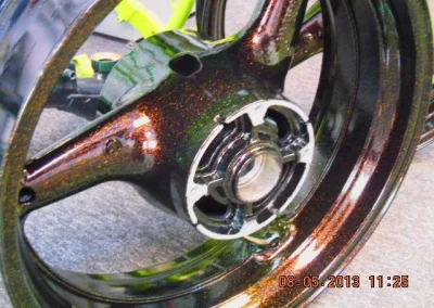 Motorcyclewheel Powdercoated 5 1