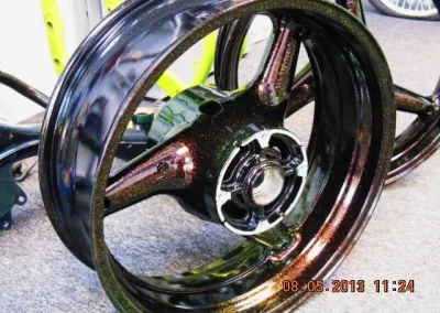 Motorcyclewheel Powdercoated 6 1