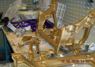 Various Motorycle Powdercoated Frames 4 1