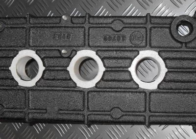 Working On Powder Coated Cam Covers Inner Parts