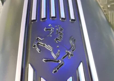 Working On Ferrari Powder Coated Cam Covers In Uk