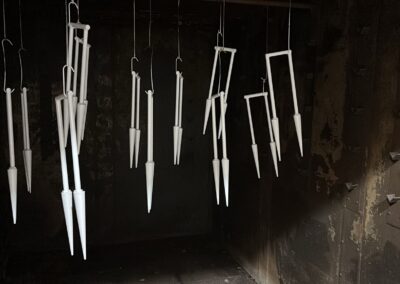 Croquet Hoops In Plaskote White