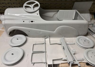 Pedal Car Blast And Epoxy Primed 1
