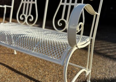 Powder Coated Garden Bench 3