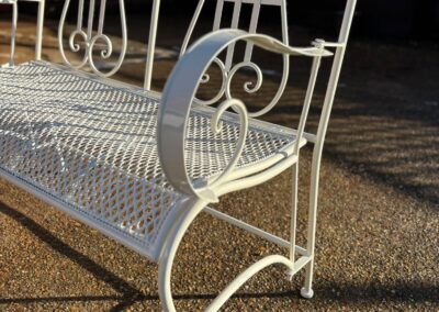 Powder Coated Garden Bench 4
