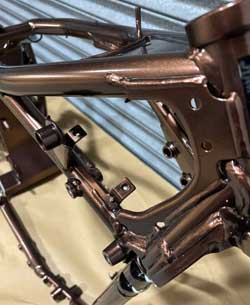 Powder Coated Motorcycle Frames 250x305px
