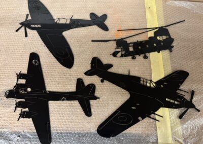 Satin Black War Aircratf