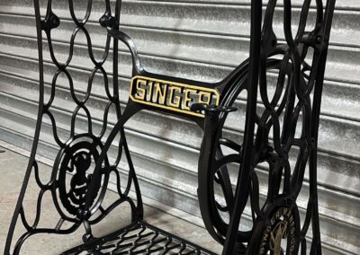 Satin Black With Gold Highlights Powder Coat 2