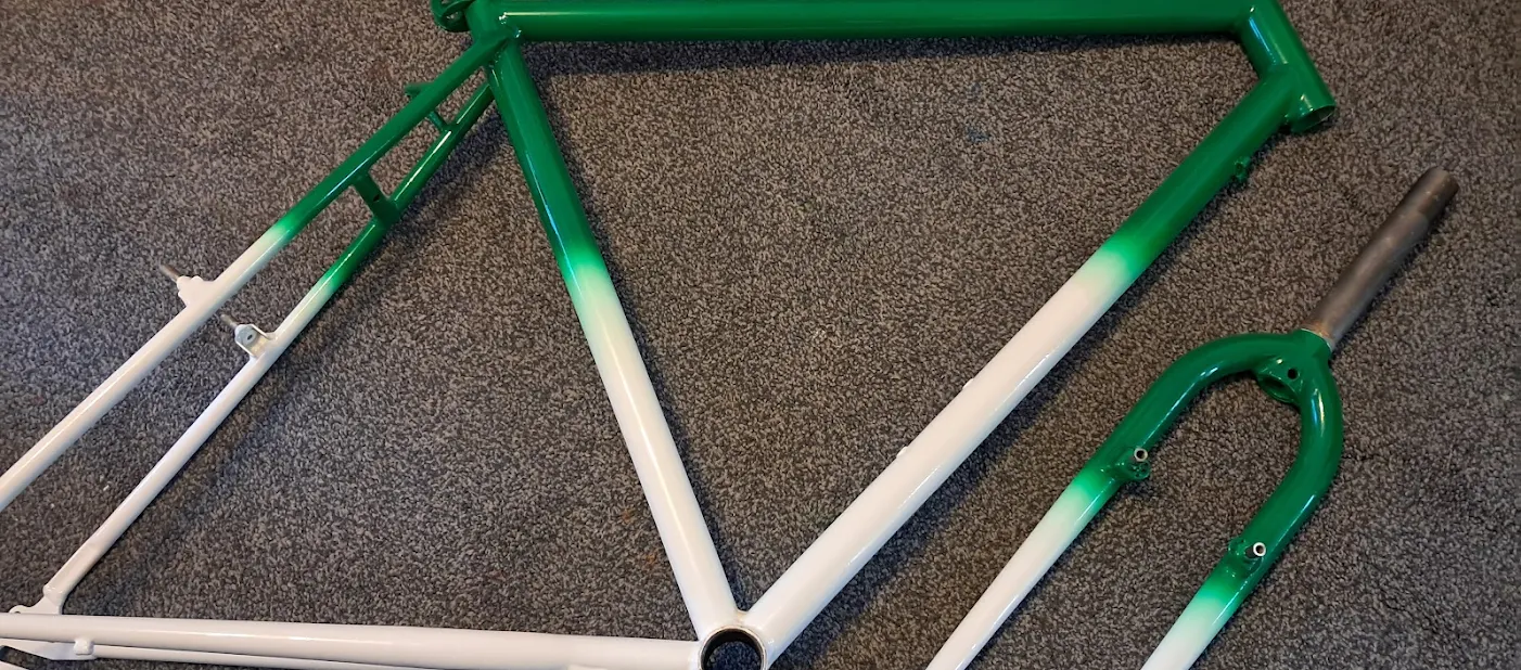 Mountain Bike Frame Powder Coated