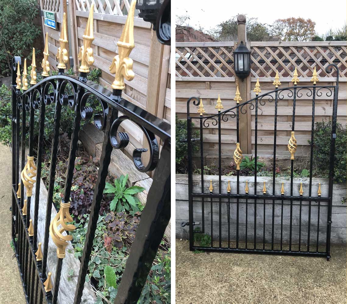 We also renovate wrought iron gates too…